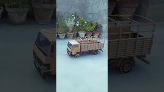 Rc Tata 1012 LPT BS6 Truck With Cardboard  how to make truck [upl. by Keeryt]