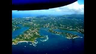 Landing in Grenada  GND Maurice Bishop International Airport 2 [upl. by Eniamert]