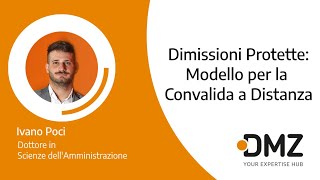 Dimissioni Protette Modello per Convalida a Distanza [upl. by Eylrahc]