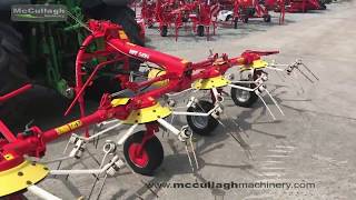 Pottinger 540N 18ft 4 Rotor Tedder [upl. by Mathe]