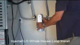 InjectaFLO Whole House Water Softener Loop Installationwmv [upl. by Llewellyn]