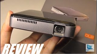 REVIEW Apeman M4 Portable Pocket Projector Mini DLP Pico LED [upl. by Newhall]