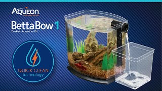 Aqueon BettaBow 1 Gallon with Quick Clean [upl. by Beauchamp]