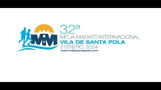 Retransmisión Mitja Marató Internacional Vila de Santa Pola 2024 [upl. by Esinej]