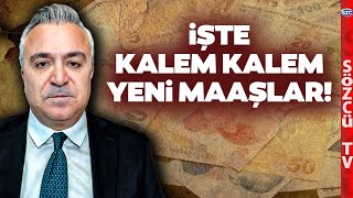 Asgari Ücret Emekli Memur Özgür Erdursun Yeni Zamlı Maaşları Kalem Kalem Hesapladı [upl. by Emmey]