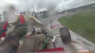 Onboard lap Karting Genk Wet Conditions🌧️  Rotax Max Senior [upl. by Garrett]