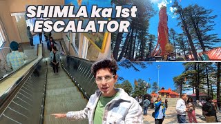 Shimla Weather in April  Shuru hogaya Tourist season  1st Escalator of shimla ki sair LATEST VLOG [upl. by Jarek]