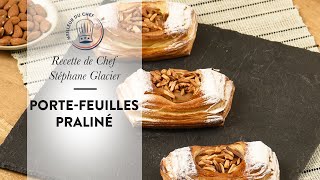 Recette de Chef  Les Portefeuilles Praliné de Stéphane Glacier [upl. by Royd]