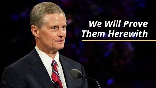 We Will Prove Them Herewith  David A Bednar  October 2020 [upl. by Ikkela]