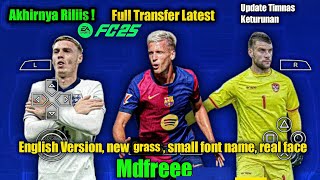 Efootball Pes 2024 PPSSPP Mod Timnas dan Eropa EA FC25 Full Final Update kits 2025 HD Graphics [upl. by Salvidor240]