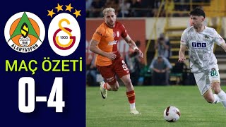 ALANYASPOR 0  4 GALATASARAY I MAÇ ÖZETİ  SÜPER LİG [upl. by Eiser]