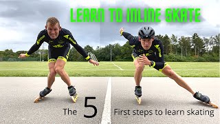 The 5 Rules of good skating  Become a fast inline skater in one day [upl. by Erapsag]