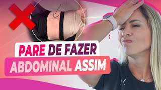 APRENDA A FAZER ABDOMINAL DA FORMA CORRETA [upl. by Skolnik]