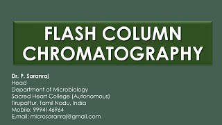 Flash Column Chromatography [upl. by Screens]