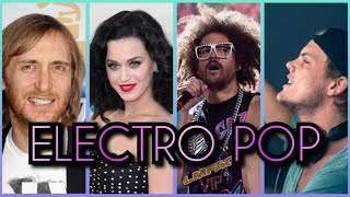 Best of Electro Pop 2000s  2010s David Guetta LMFAO Avicii BEP Katy Perry Maroon 5 [upl. by Kirit]