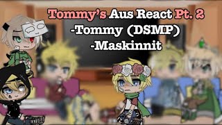 Tommy Aus React to Each Other Tommy DSMP amp Maskinnit  Pt 2 Final  Desc for info [upl. by Lejeune260]