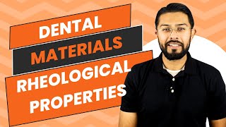 Rheological properties and Fluid behavior in Dental Materials Science dentalmaterials [upl. by Tolmach]