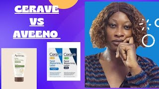 CERAVE VS AVEENO  Which is best as a face moisturizer [upl. by Niddala]