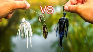 Spinnerbait VS Chatterbait Fishing Challenge Surprising Result [upl. by Salahi445]