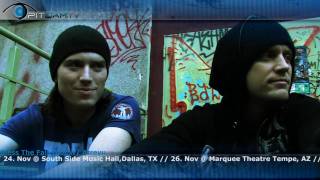 BlessTheFall  Interview with Jared Warth amp Matt Traynor I Magnet Club I PitCam [upl. by Enelyar992]