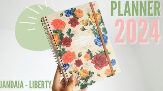 PLANNER JANDAIA LIBERTY 2024  Review do produto [upl. by Lyns]