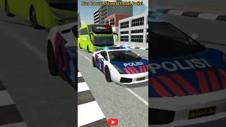 Bus Dikawal Mobil Polisi Lamborghini shorts febriashorts gaming [upl. by Naryt]