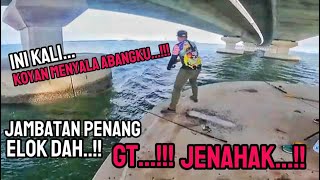 TARIKAN PADU PENGHUNI TAPAK  MEMANCING DI JAMBATAN KEDUA PULAU PINANG vloq139 [upl. by Aneez]