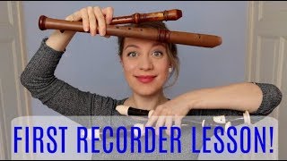 Your first RECORDER LESSON  Team Recorder BASICS [upl. by Elson]