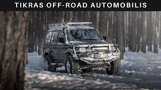 KAIP ATRODO TIKRAS OFFROAD AUTOMOBILIS  Mitsubishi Pajero apžvalga pokalbis su savininku [upl. by Aitnom]