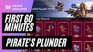 Merge Dragons Pirates Plunder Event First 60 Minutes [upl. by Eanal714]