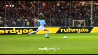 Pierre van Hooijdonk free kick  sc Freiburg vs Feyenoord UEFA Cup 20012002 [upl. by Sophy774]