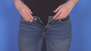 How to Easily Increase the Waist Size of Jeans  Craft Ideas with Rick [upl. by Freemon]