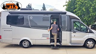 25 Small Class C RV WalkThrough  Leisure Travel Vans Wonder RTB [upl. by Euqinu47]