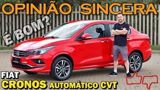 Fiat Cronos Precision automático CVT  É bom Quanto custa Preço consumo problemas vale a pena [upl. by Eemyaj535]