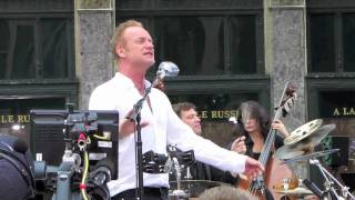 Sting performs quotEnglishman In New Yorkquot live in NYC [upl. by Ailadi]