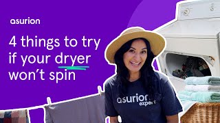 4 things to try if your dryer wont spin  Asurion [upl. by Aisilef756]