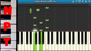 John Newman  Out Of My Head Piano Tutorial  How to play  Synthesia [upl. by Adley]