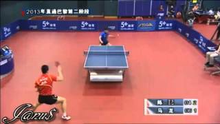 2013 China Trials for WTTC CHEN Qi  MA Long Full MatchShort Form [upl. by Latin]