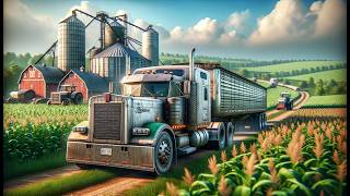 Day 1 Building a Trucking Business in My Public Farming Simulator Server [upl. by Nagorb422]