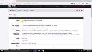 Configure DHCP on PFSense [upl. by Yrrah561]