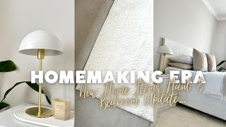 HOME MAKING ERA  New home items haul  Bedroom update  South African YouTuber [upl. by Gayn]