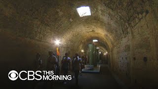 Inside the tunnels of Romes ancient extravagant Caracalla baths [upl. by Eatnod]