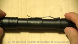 Niteye EYE12 260 Lumen LED Flashlight Review [upl. by Ahsenev537]