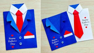 Fathers day special card ideas handmade  DIY Beautiful fathers day greetings card making easy [upl. by Cardinal]