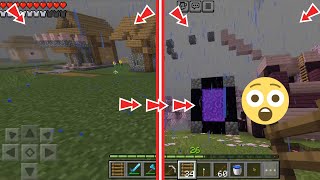 Beautiful Portal in Our Village Minecraft World Part 152 minecraft gaming games game cool [upl. by Som258]