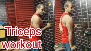 triceps workout at gym  triceps exercise tricepsworkout [upl. by Murial]