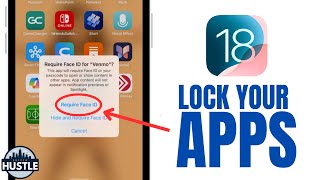 iOS 18 Trick How to Lock an App with Face ID [upl. by Esmeralda535]