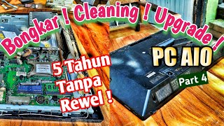 Cara Bongkar PC All In One Lenovo Thinkcentre M73z  Part 4 how to Reassemble and Upgrade SSD [upl. by Notgnirra718]