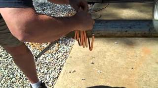 Prepper Tip Bending copper tubing with ICE [upl. by Theall]