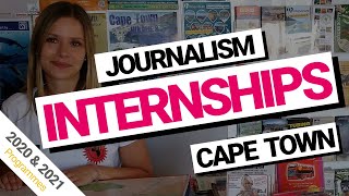 Journalism internships Cape Town South Africa 2020 amp 2021 [upl. by Atenahs]